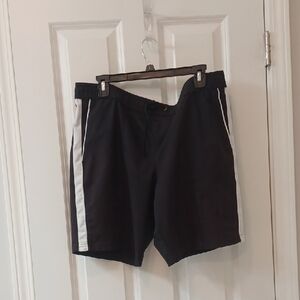 Ladies' Black and White Shorts